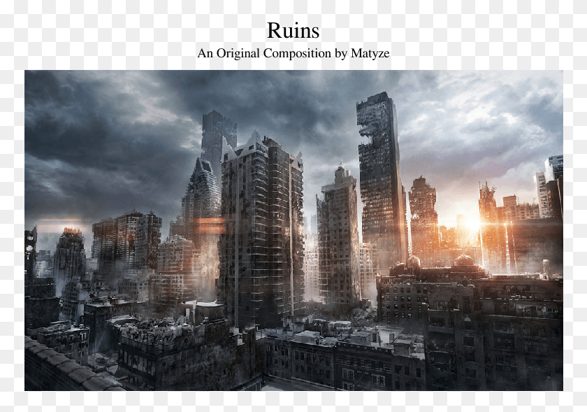 772x529 Ruins Sheet Music 1 Of 11 Pages Dead And The Gone Setting, High Rise, City, Urban HD PNG Download