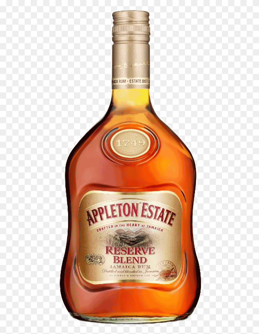 470x1024 Rum Appleton Estate Reserve Blend Rum, Liquor, Alcohol, Beverage HD PNG Download
