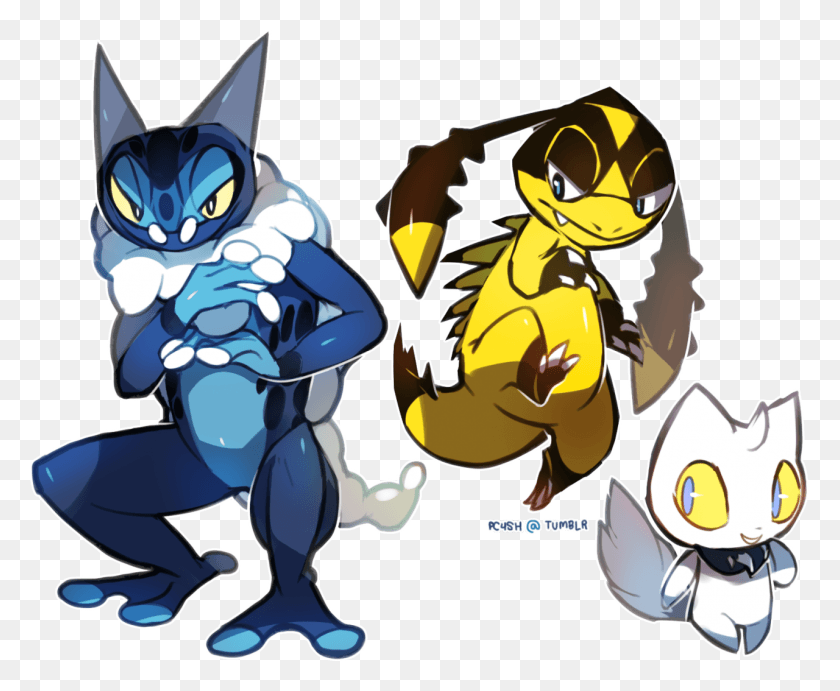 1280x1036 Rumored Final Evolution Of Froakie The Evolution Cartoon, Animal, Mammal, Cat HD PNG Download