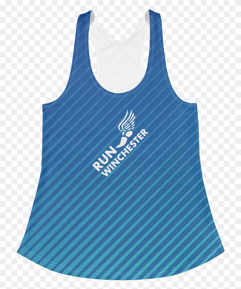 728x946 Run Winchester Women39s Racerback Tank Blue Gradient Active Tank, Clothing, Apparel, Tank Top HD PNG Download