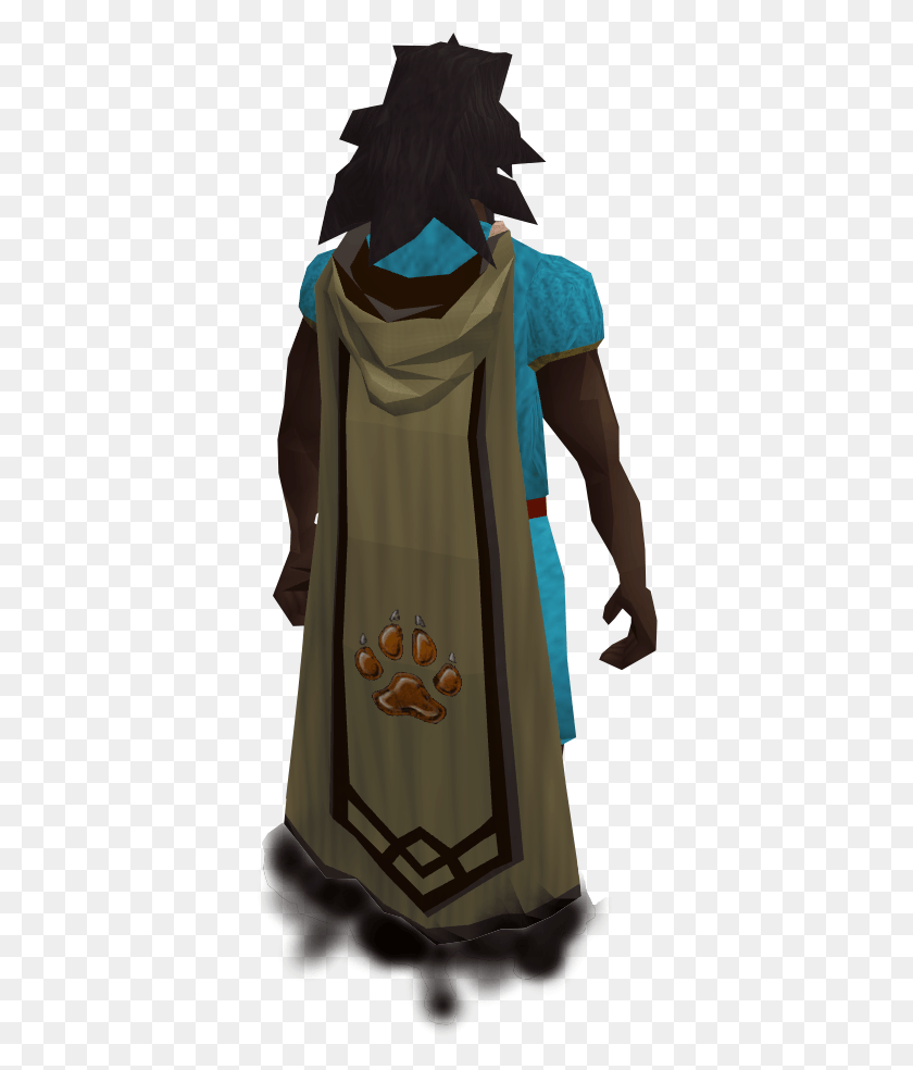 370x924 Runescape 120 Woodcutting Cape, Clothing, Apparel, Cloak HD PNG Download