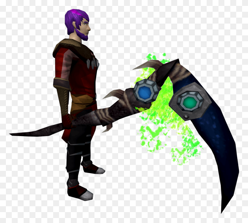 1041x931 Runescape Noxious Scythe, Person, Human, People HD PNG Download