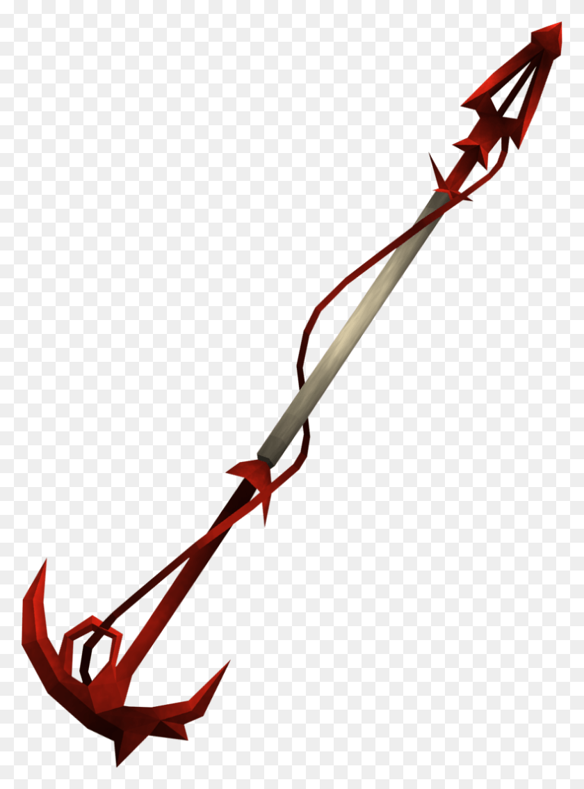 788x1086 Runescape Spear, Weapon, Weaponry, Trident HD PNG Download