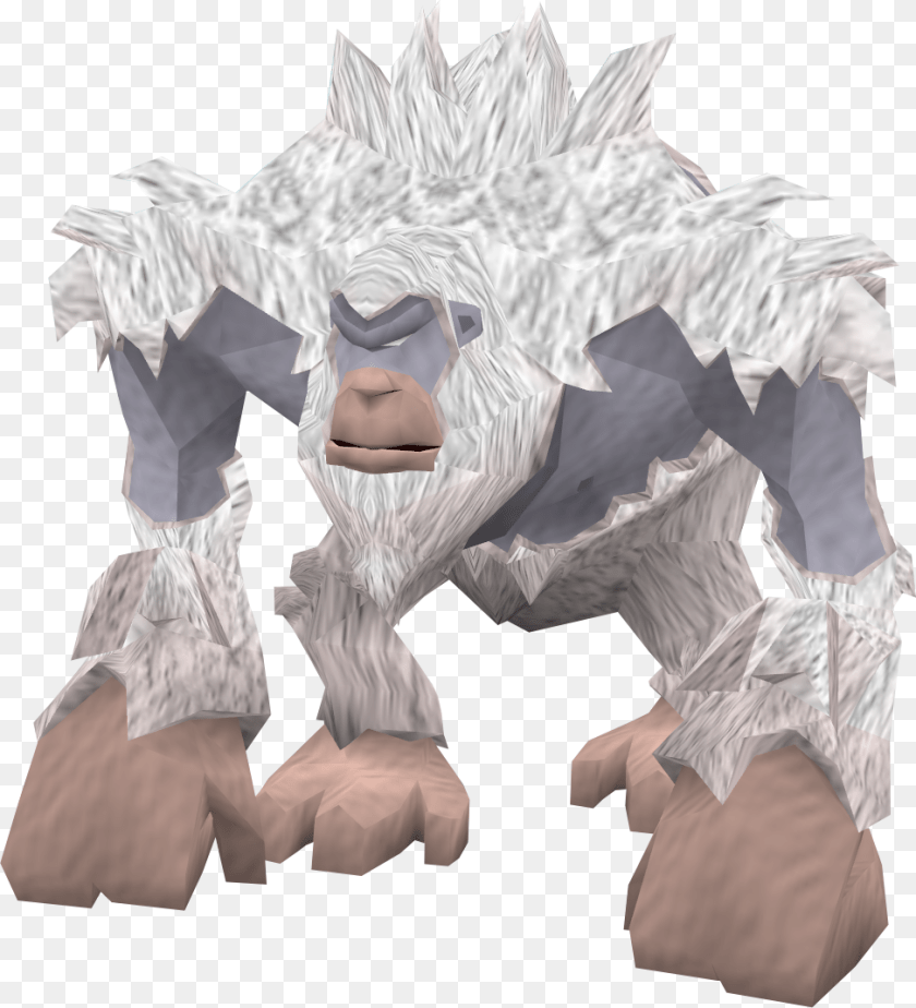 Runescape Yeti, Animal, Mammal, Art, Baby Sticker PNG
