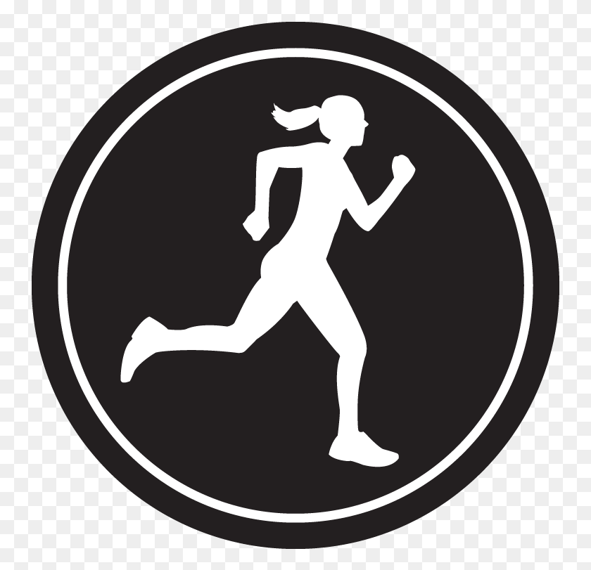 751x751 Runner Girl Sticker Runner Girl, Person, Human, Sport HD PNG Download