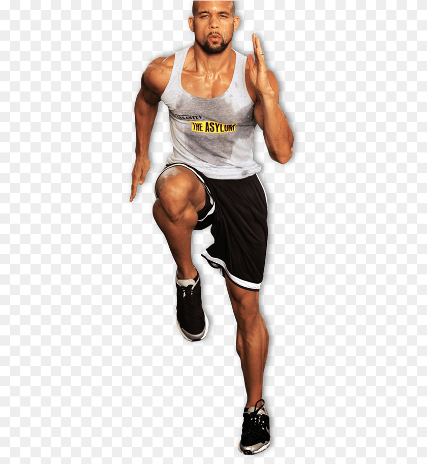 345x913 Runner Man Insanity Asylum, Adult, Person, Male, Fitness PNG