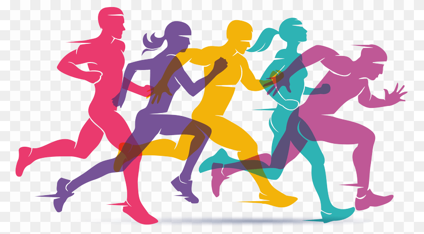 Runners Vivekananda Peace Marathon Delhi, Person, People, Art, Leisure Activities Clipart PNG