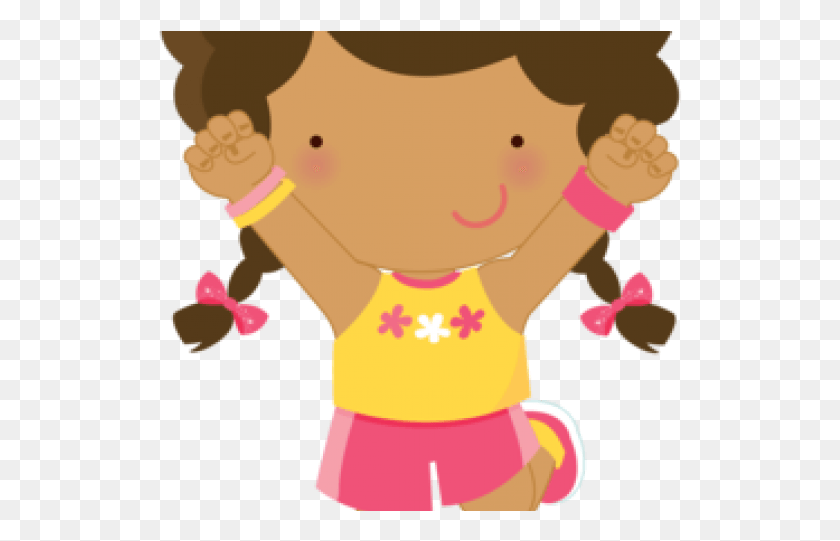 524x481 Running Clipart Girl Animados Deportistas, Person, Human, Sweets HD PNG Download