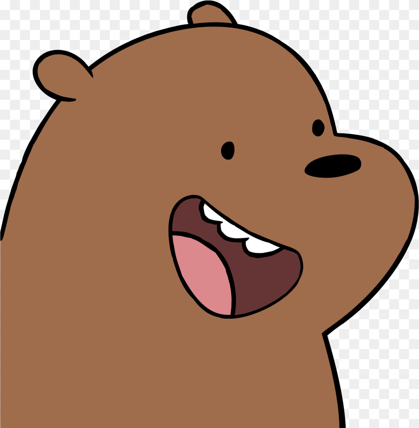 1871x1911 Running Man Online Games And Videos Cartoon Network We Bare Bears Stickers Whatsapp, Body Part, Mouth, Person PNG