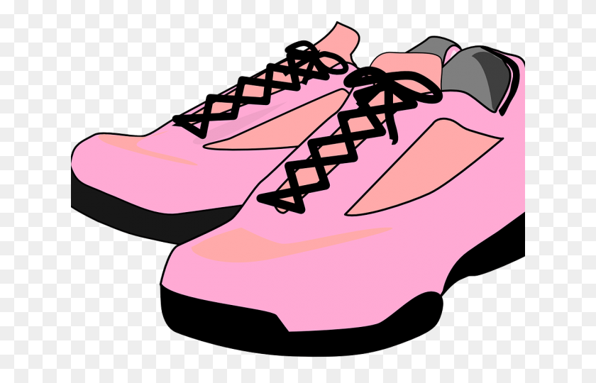640x480 Running Shoes Clipart Vector Shoes Clip Art, Clothing, Apparel, Footwear HD PNG Download