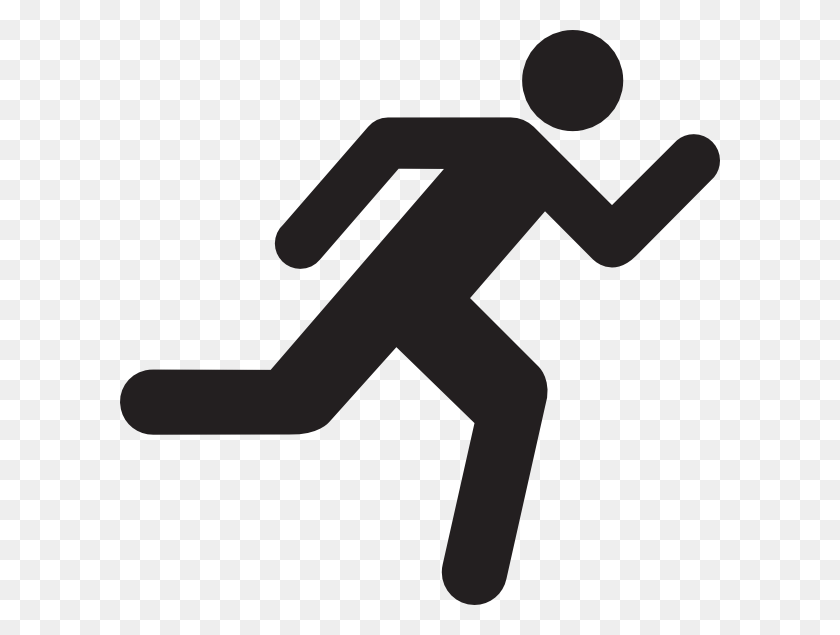 600x575 Running Stick Man, Person, Hammer, Tool HD PNG Download