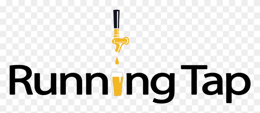 1137x446 Running Tap Startup Showcase Blog Logo Graphic Design, Beverage, Drink, Lager HD PNG Download