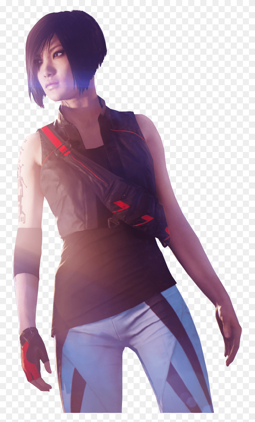 755x1328 Running Will Set You Free Mirror39s Edge Catalyst Wallpaper 4k, Sleeve, Clothing, Apparel HD PNG Download