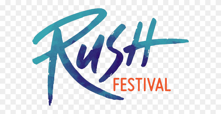 597x376 Descargar Pngrush Festival Logo Gympie Rush Festival Logo, Texto, Planta, Alfabeto Hd Png