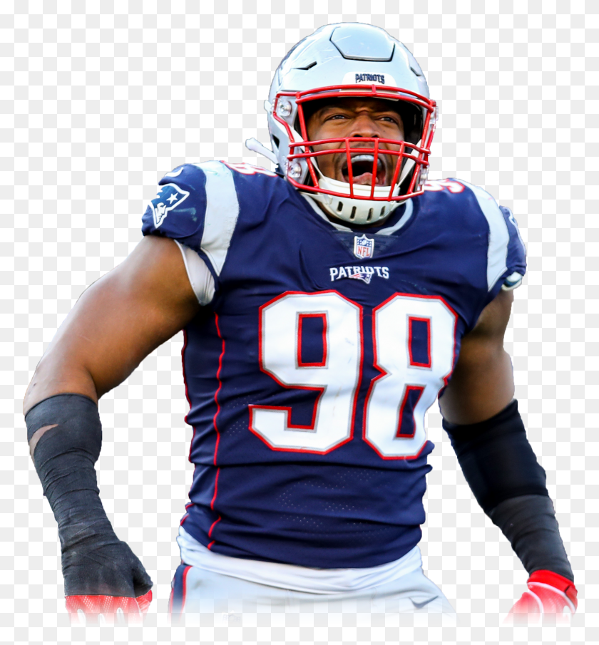 2181x2363 Rushing Yards Per Game Trey Flowers In Detroit Lions, Clothing, Apparel, Helmet HD PNG Download