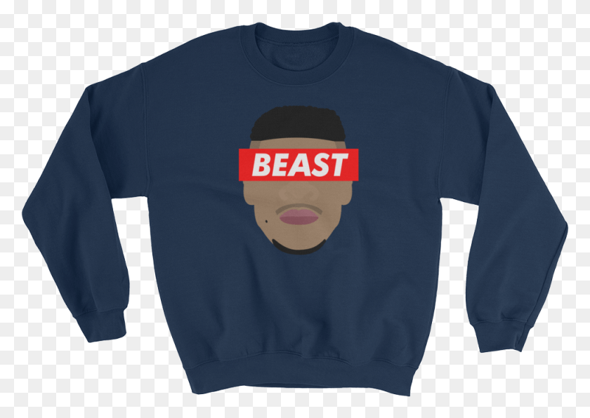 976x671 Russell Westbrook Beast 3rd Quarter Score In Super Bowl, Clothing, Apparel, Sweatshirt HD PNG Download