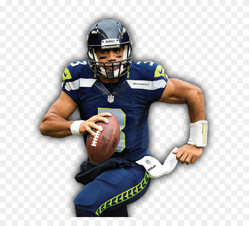 700x700 Russell Wilson Russell Wilson In Home Uniform, Helmet, Clothing, Apparel HD PNG Download
