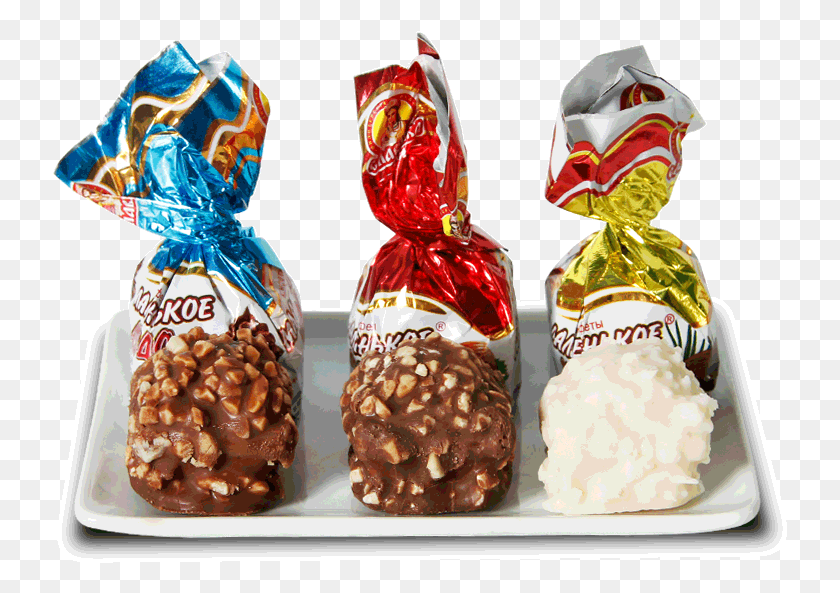 735x533 Russia Imported Candy Slav Milk Cans Sugar 500g Hazelnut Mozartkugel, Sweets, Food, Confectionery HD PNG Download