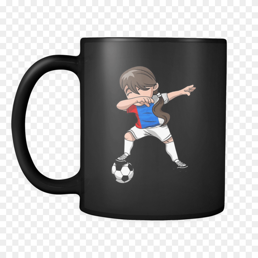 1024x1024 Russian Dabbing Soccer Girl, Coffee Cup, Cup, Person HD PNG Download