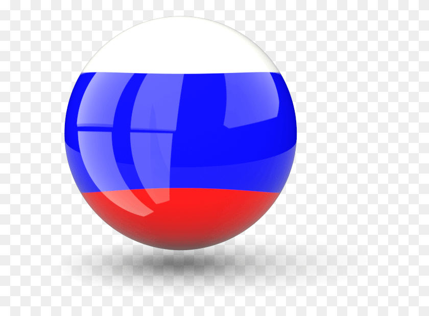 644x559 Russian Flag Russia Flag Icon, Sphere, Balloon, Ball HD PNG Download