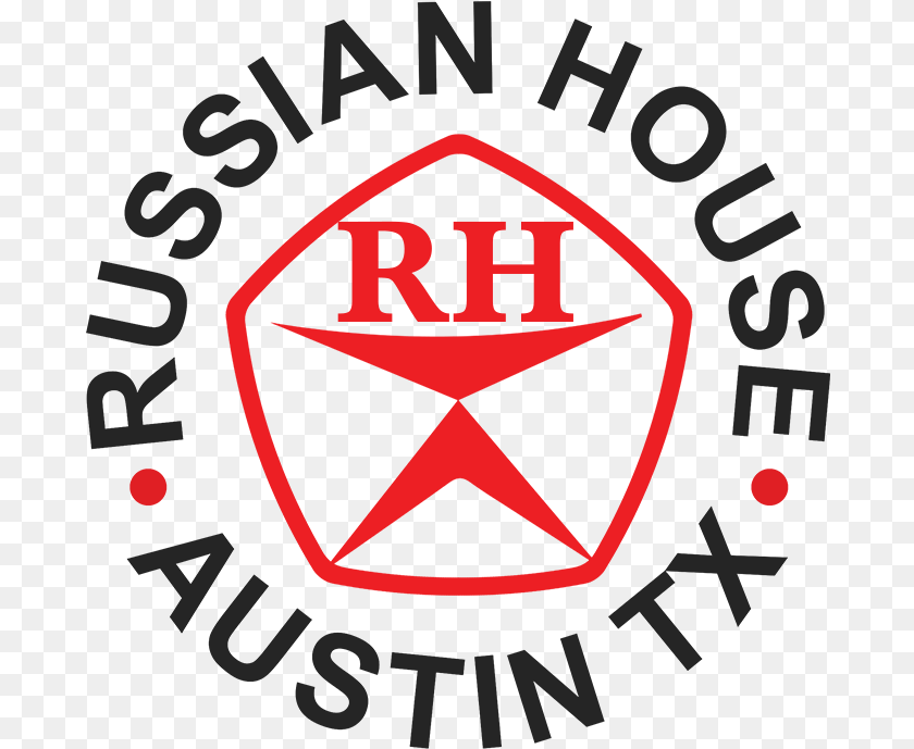 685x689 Russian House Of Austin Circle, Logo, Symbol, Badge, Emblem Clipart PNG