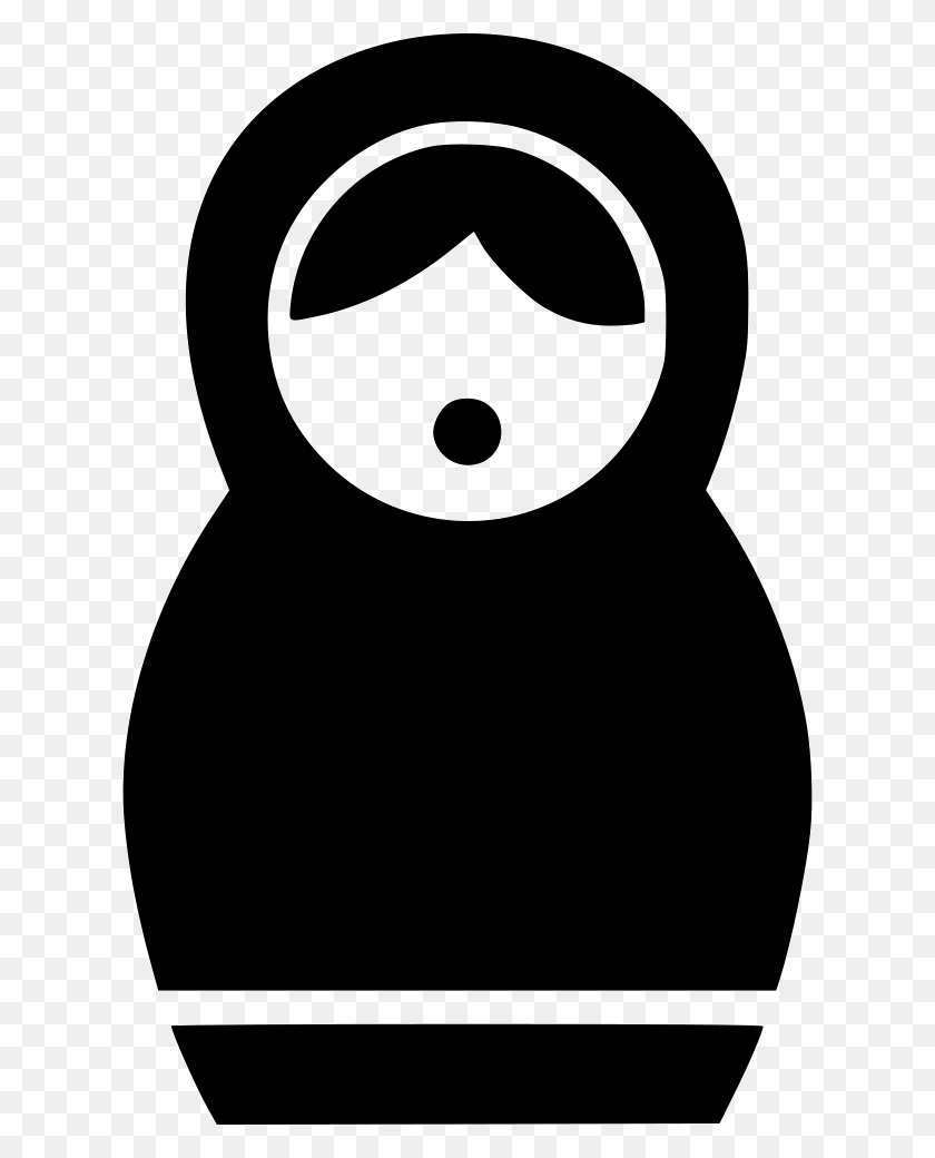 620x980 Russian Icons Russian Culture Symbol Black Black Tradition Icon, Stencil, Penguin HD PNG Download