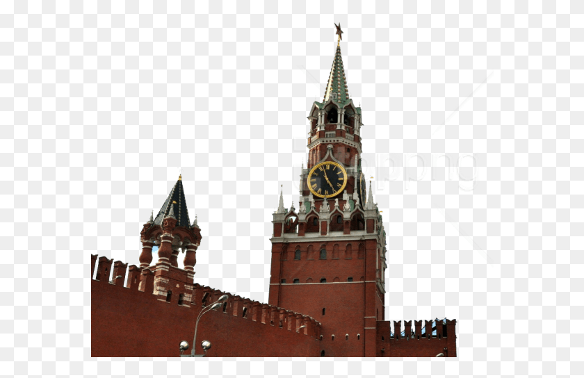 580x484 Descargar Png / Torre De Spasskaya Png