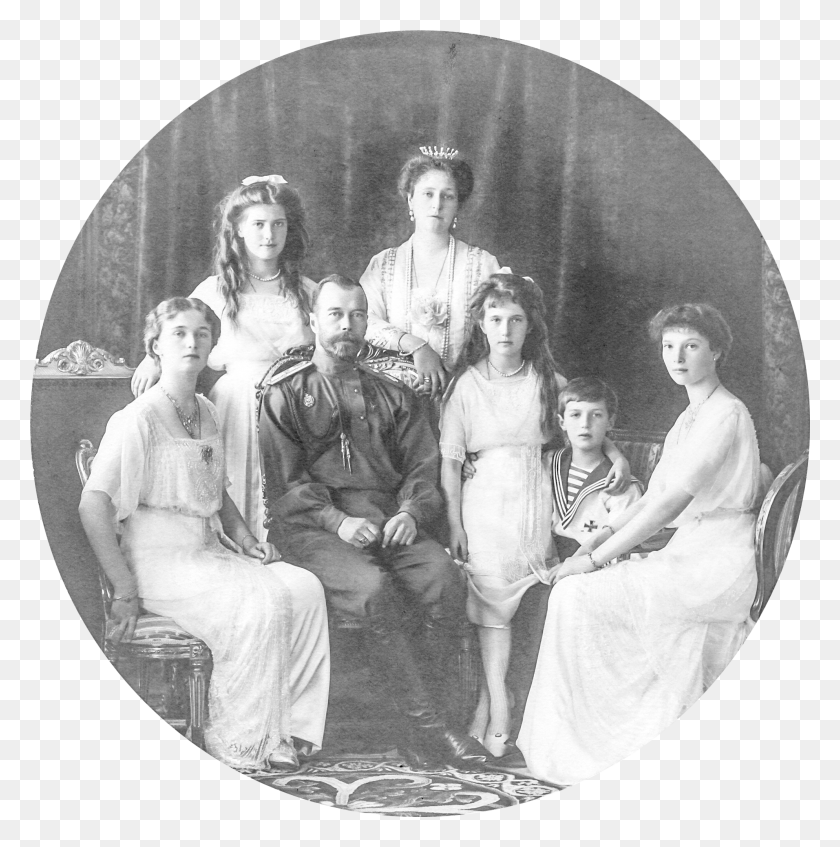 1987x2007 Russian Royal Family Tzar Nicholas Ii And Family, Person, Clothing, People HD PNG Download