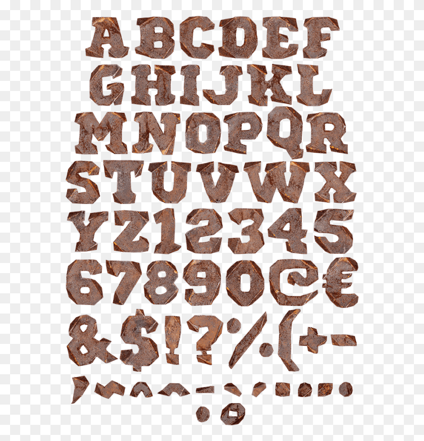 582x812 Rust Vector Rusted, Rug, Text, Alphabet HD PNG Download
