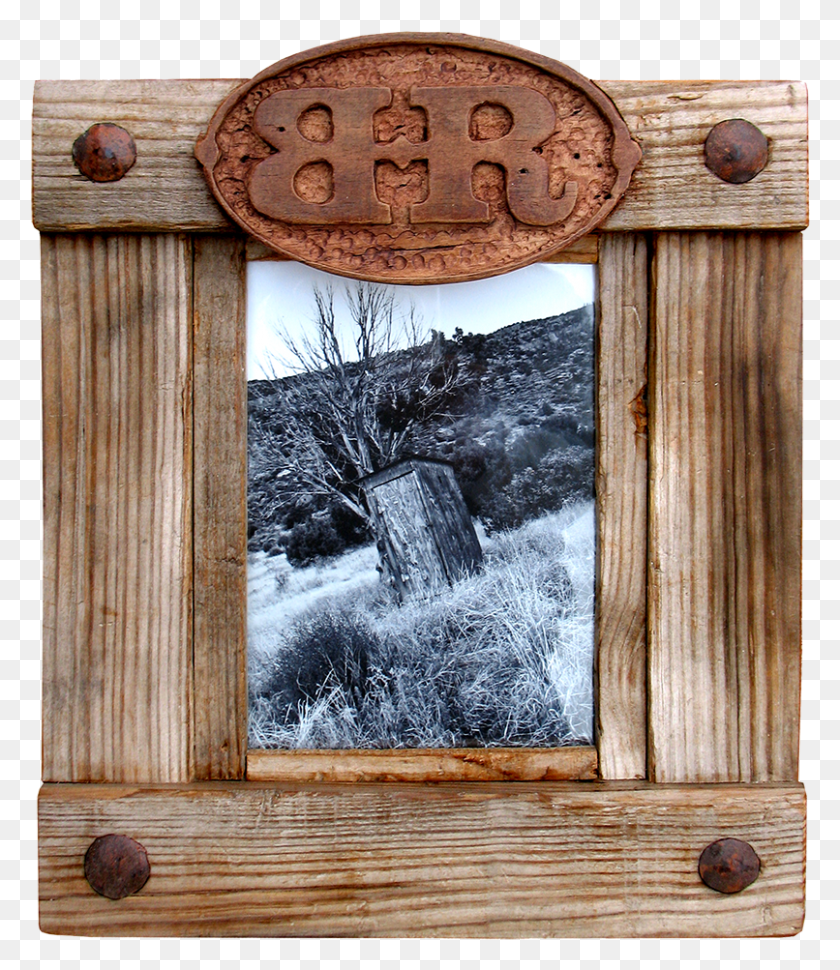 806x941 Rustic Frame Picture Frame, Rust, Window, Symbol HD PNG Download