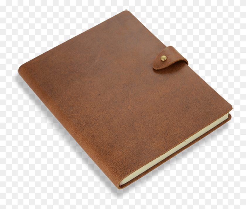 758x654 Rustic Leather Lined Notebook Wood, Text, Diary Descargar Hd Png
