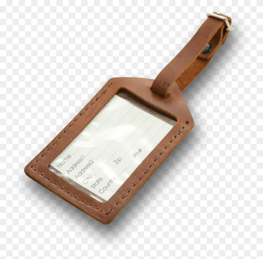 757x768 Rustic Leather Luggage Tag Wood, Electronics, Cushion, Chair HD PNG Download
