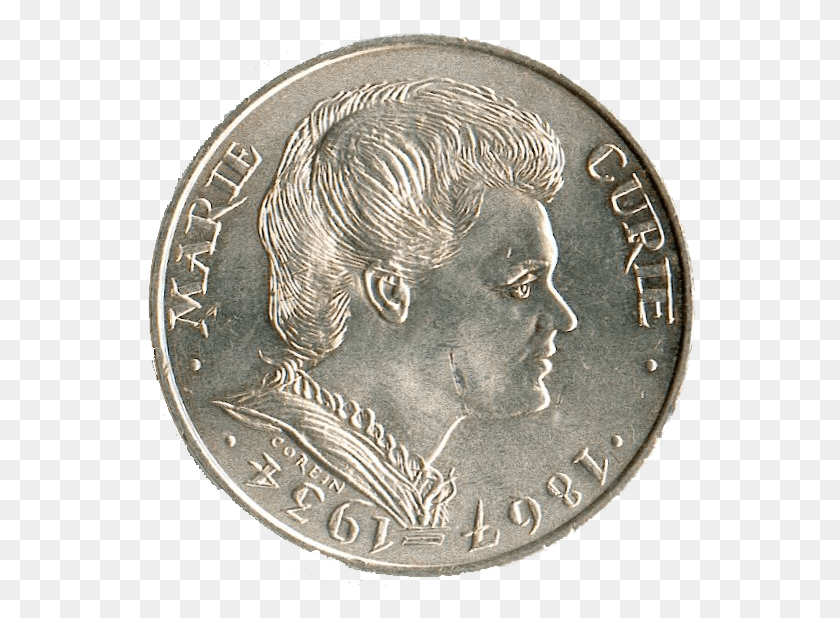 553x558 Rv Marie Curie, Dime, Coin, Money HD PNG Download