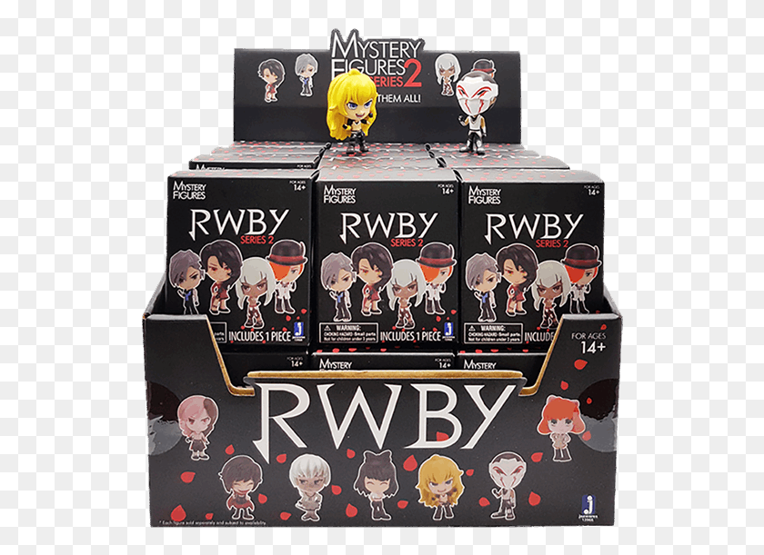 530x551 Rwby Mystery Figure Blind Box Series 2 Blind Figure Box, Person, Human, People HD PNG Download