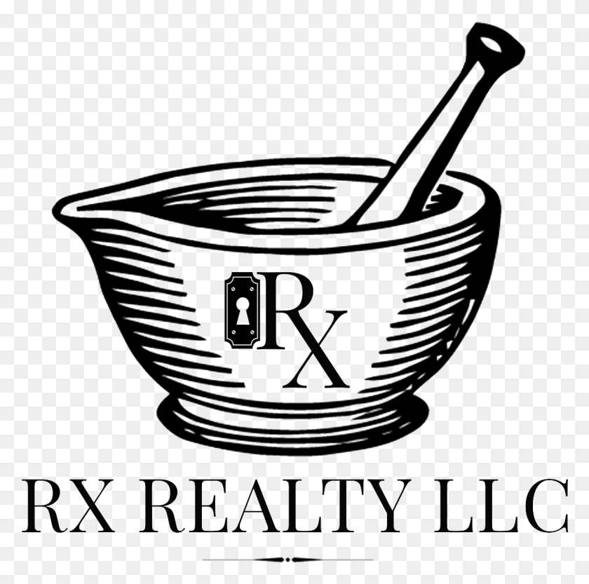 1155x1146 Descargar Png Rx Realty Amp Property Management Logotipo De Pintura, Mortero, Cañón, Arma Hd Png