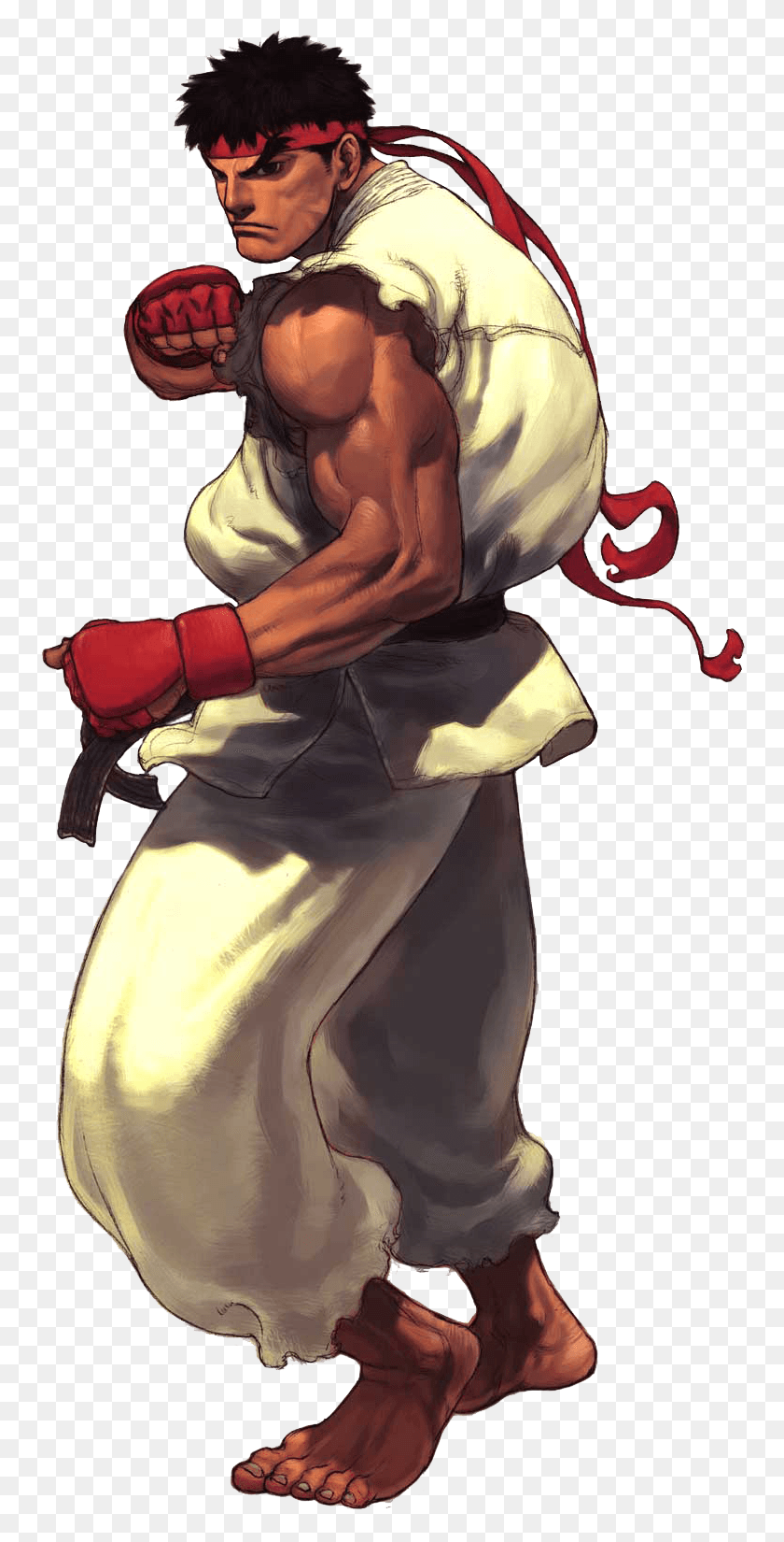757x1590 Ryu File Ryu Street Fighter Third Strike, Person, Human, Sport HD PNG Download