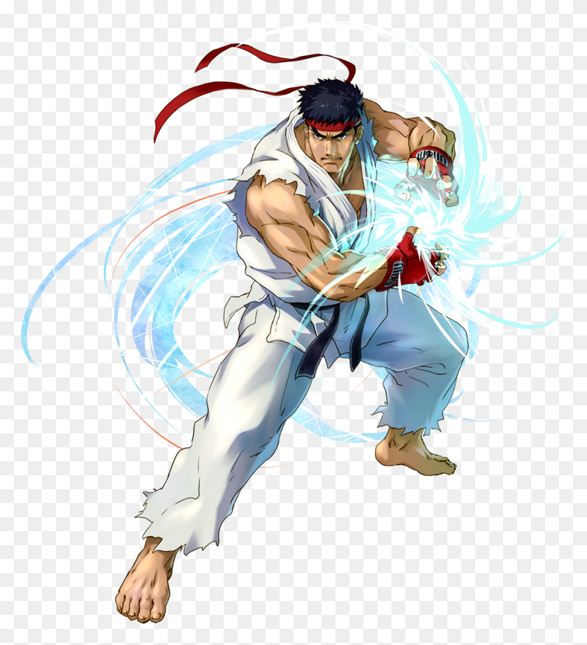 966x1070 Descargar Png / Ryu Street Fighter, Persona, Humano, Cartel Hd Png