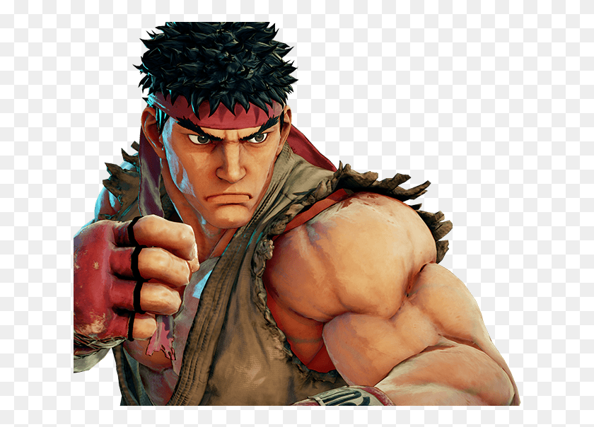 634x544 Ryu Street Fighter 5 Ryu And Ken, Person, Human, Hand HD PNG Download