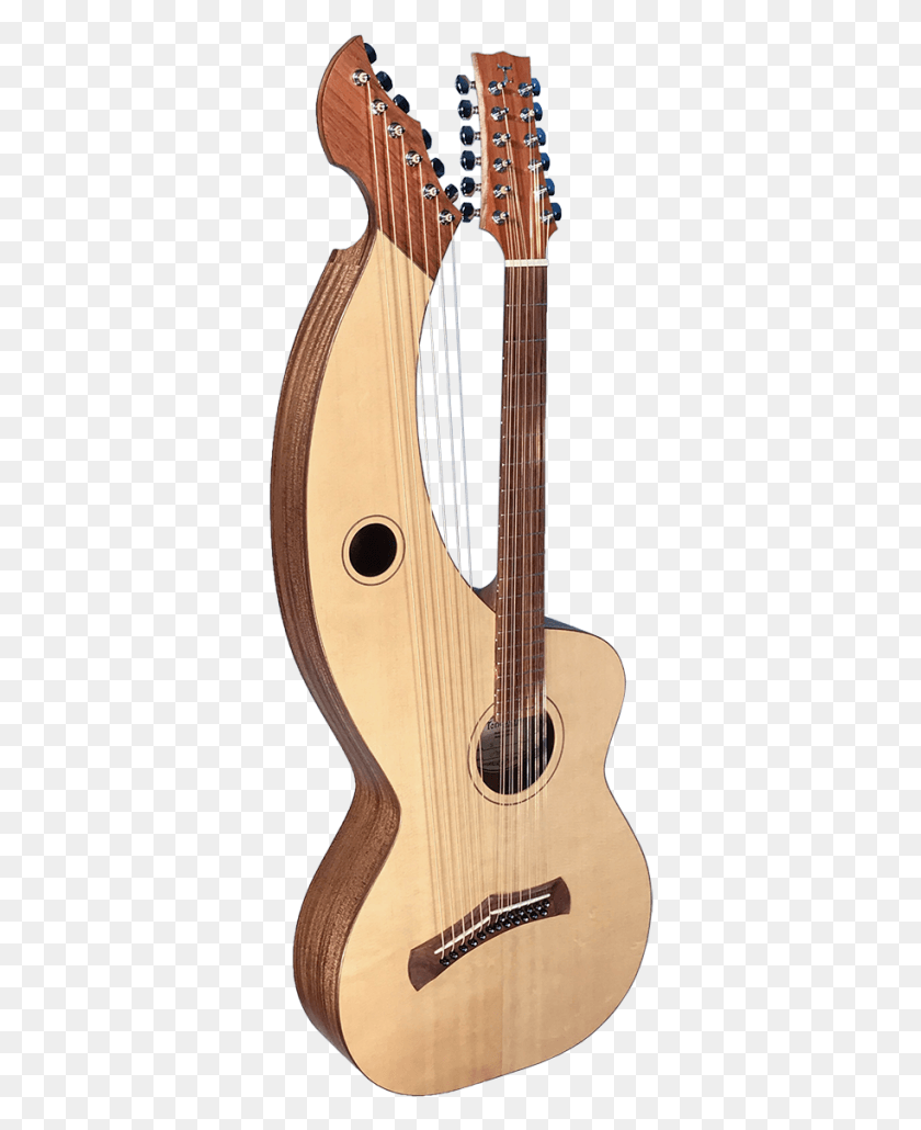 352x970 S 18 12 String Neck 6 Subs Sitka Spruce Top Mahogany Acoustic Guitar, Leisure Activities, Musical Instrument, Harp HD PNG Download