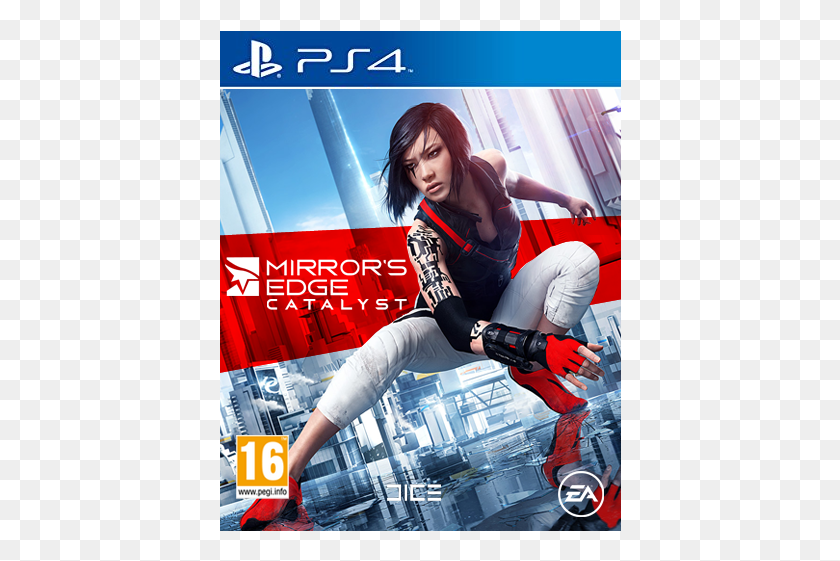 402x501 S Edge Catalyst Mirror39s Edge Catalyst Faith, Person, Human, Advertisement HD PNG Download