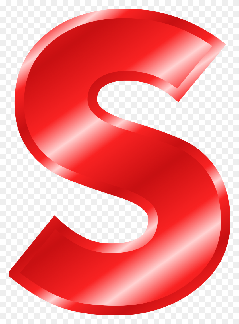 1736x2400 S Image Clipart Big Red Letter S, Number, Symbol, Text HD PNG Download
