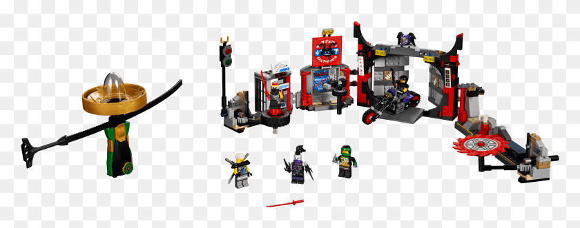 2335x813 S O G Headquarters Lego Ninjago Sog Headquarters, Arcade Game Machine, Vehicle, Transportation HD PNG Download