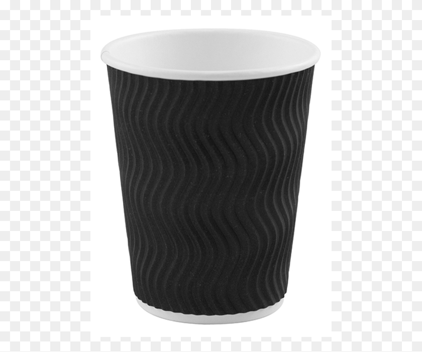 481x641 S Ripple Cup Paper 240ml 8oz Black Mug, Coffee Cup, Rug, Furniture HD PNG Download