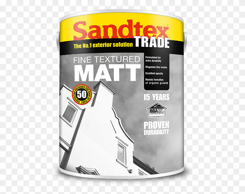 495x607 S Sandtex Fine Textured Matt, Label, Text, Poster HD PNG Download