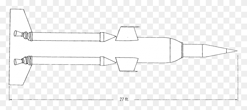 1731x695 Sa 4 Ganef Surface To Air Missile Monoplane, Plot, Diagram, Plan HD PNG Download