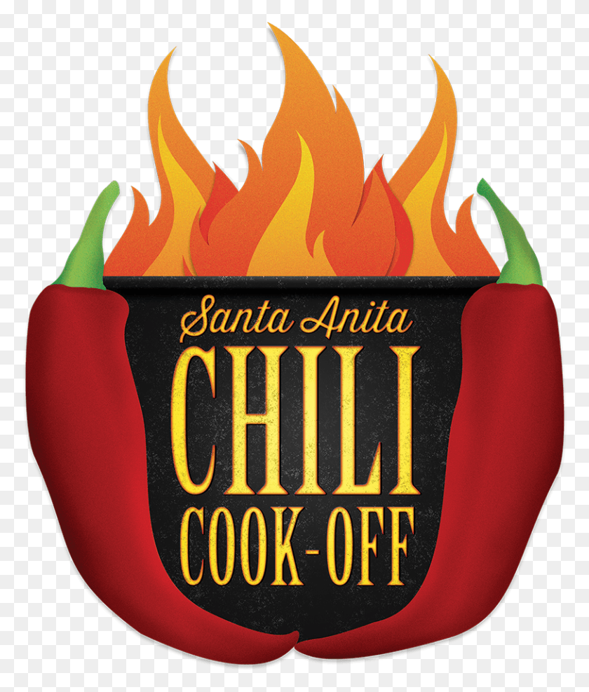 812x966 Sa Chili Cookoff Logo Cook Off, Symbol, Trademark, Fire HD PNG Download