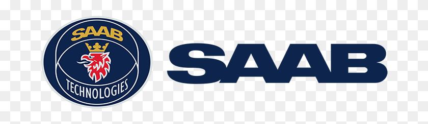 682x185 Логотип Saab Defense And Security, Символ, Товарный Знак, Текст Hd Png Скачать