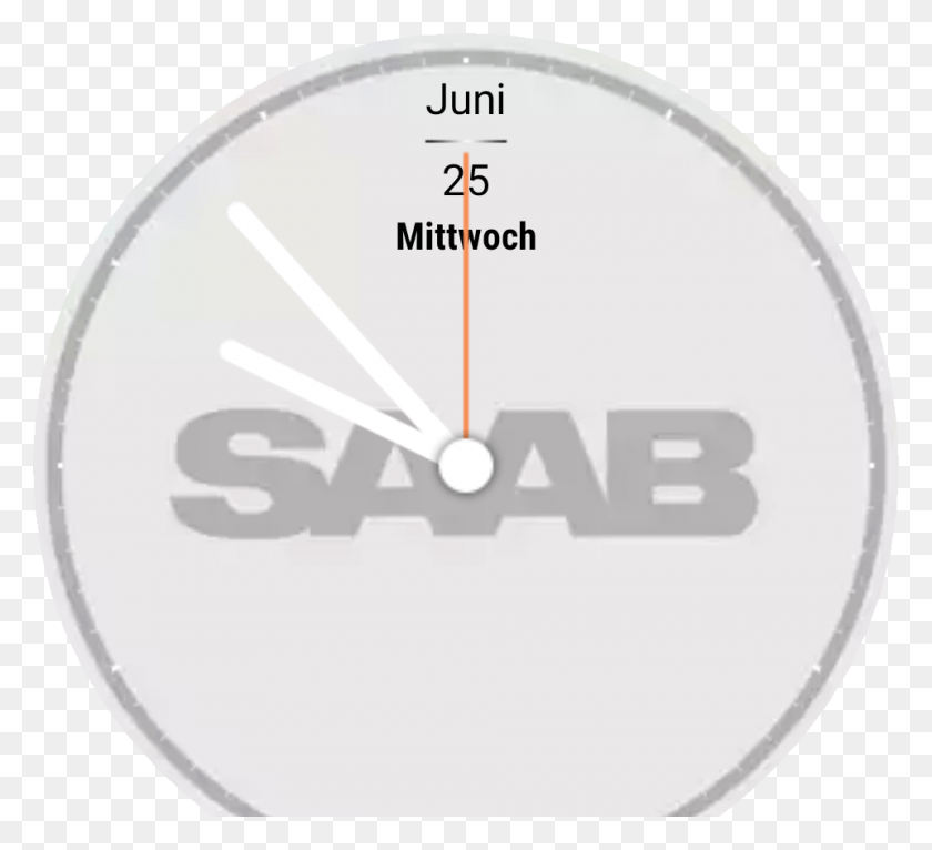 960x870 Saab Logo New, Analog Clock, Clock HD PNG Download