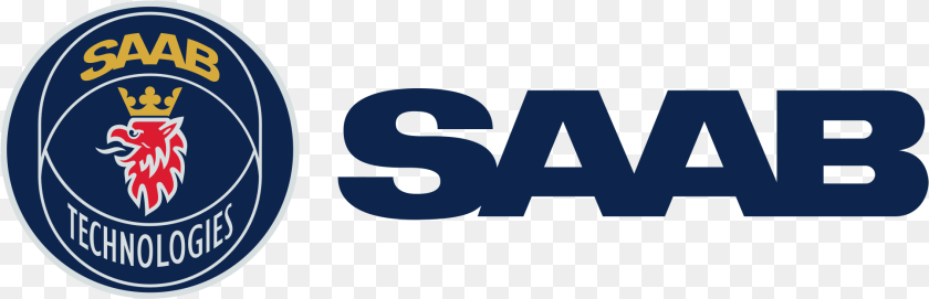 1932x623 Saab Logo Saab Defence And Security Logo, Emblem, Symbol Clipart PNG