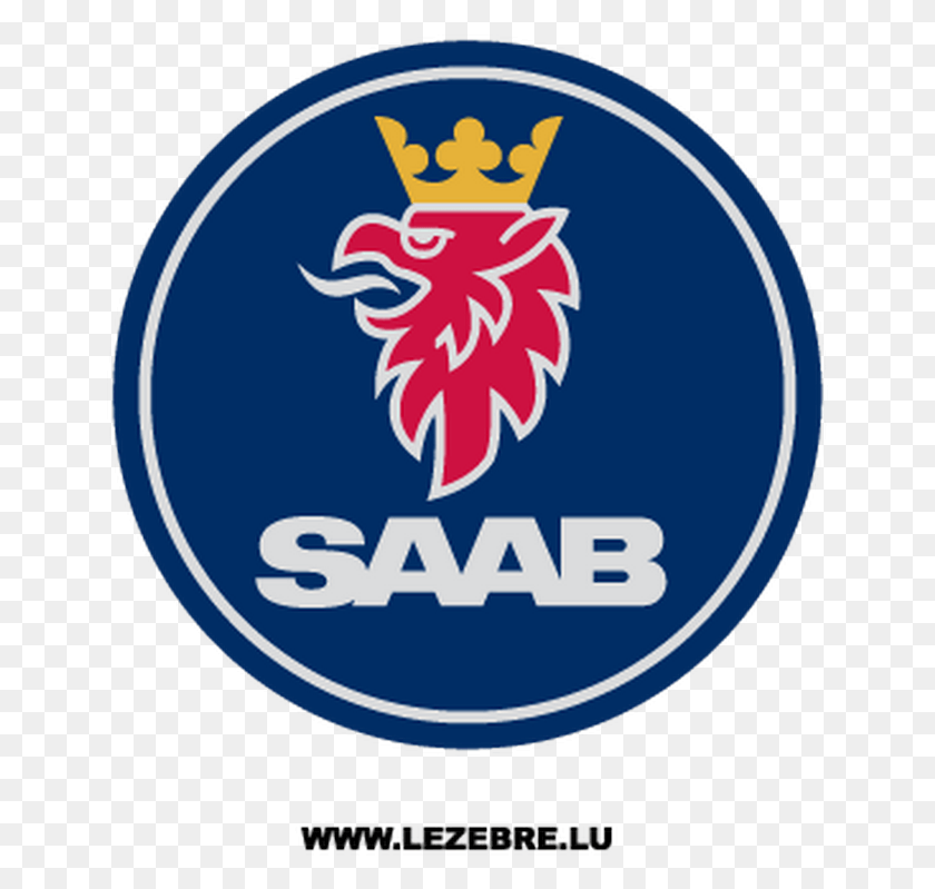 650x739 Saab Logo Sticker Saab Logo 2 Templates Saab Logo, Symbol, Trademark, Emblem HD PNG Download